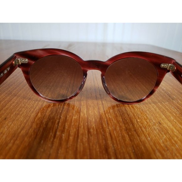 AUTHENTIC Oliver Peoples 5363SU Dore Sunglasses 161613 Red - Lens SCRATCHES